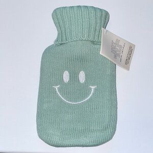 Happy Face Mint green recovery hot water bag bottle 10 oz